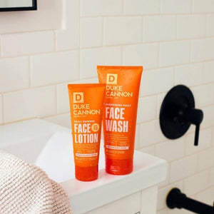 Duke Cannon Daily Defense Face Lotion SPF 32 Lightweight Daily SPF Moisturizer 3 fl oz - Imperfect Box
