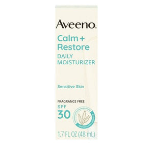 Aveeno Calm + Restore Daily Moisturizer Mineral SPF 30 1.7oz - Missing Box