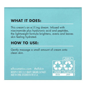 e.l.f. Holy Hydration! Face Cream 1.8oz - Imperfect Box