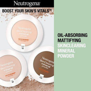 Neutrogena Skin Clearing Pressed Powder 50 Soft Beige 0.38oz - New
