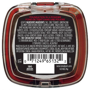 L'Oreal Paris Infallible 24H Fresh Wear Foundation Powder Beige Sand 190 0.31oz - New