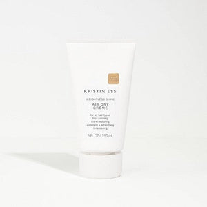 Kristin Ess Weightless Shine Air Dry Cream for Frizz Control, Curl Definition, Texture and Blow Out Prep 5 fl oz - Imperfect Container