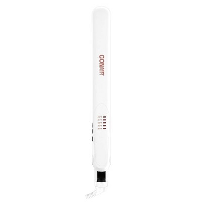 Conair Double Ceramic 1" Flat Iron White - Imperfect Box