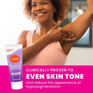 Lume Whole Body Women's Invisible Cream Tube Deodorant Lavender Sage Scent 2.2oz - Imperfect Container