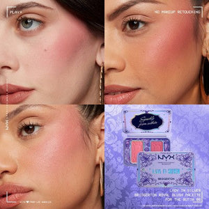 NYX Professional Makeup Bridgerton Royal Blush Buttermelt Blush Palette 1 kit - Imperfect Box