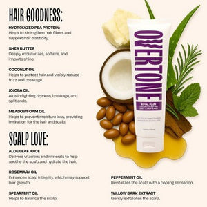 Overtone Royal Plum Daily Conditioner- Semi-Permanent Purple Hair Color  4.5 oz - New