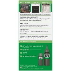 Just For Men Shampoo In Color Gray Hair Coloring for Men 3pk - Imperfect Box