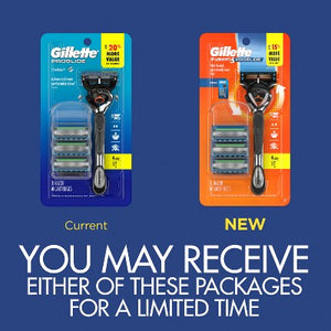 Gillette ProGlide Razor for Men Handle + 4 Blade Refills - Missing Box