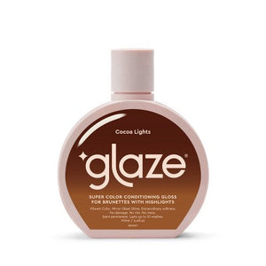 Glaze SuperGloss Color Conditioning Hair Gloss & Toner Warm Cocoa Lights for Highlighted Hair 6.4 fl oz - New