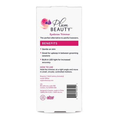 Plum Beauty Eyebrow Trimmer - New