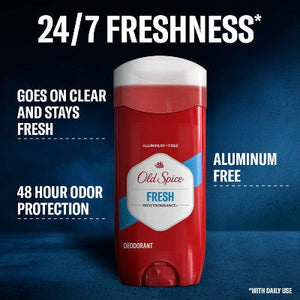 Old Spice Men's Deodorant Legendary Fragrance Fresh 3.4oz/3pk - New
