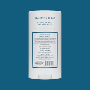 Native Solid Deodorant for Men & Women Sea Salt & Cedar Aluminum-Free 2.65oz - Imperfect Container