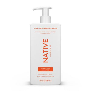 Native Citrus Herbal Musk Daily Shampoo for Men & Women 16.5 fl oz - New