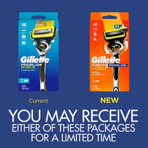 Gillette ProGlide Shield Men's Razor + 2 Razor Blade Refills - Imperfect Box