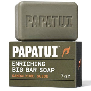 Papatui Enriching Men Bar Soap Sandalwood Suede 7oz - New