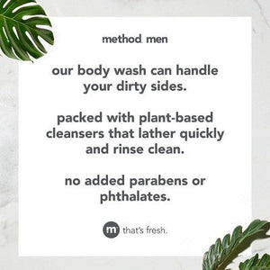 Method Men's Body Wash Sea + Surf 28 fl oz - Imperfect Container