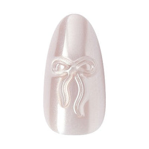 KISS Nails GLAM Jeweled Press-On Fake Nails Medium Almond Ripple 35ct - New