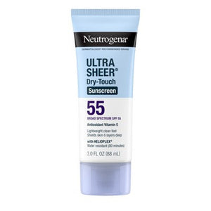 Neutrogena Ultra Sheer Dry Touch Sunscreen Lotion SPF 55 3oz - Imperfect Container