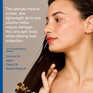 Raw Sugar Multi-Miracle Leave-in Heat Protectant & Conditioner Coconut Milk and Blue Agave 6 fl oz - Imperfect Container