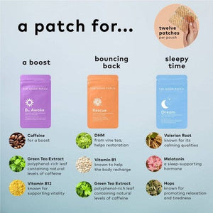 The Good Patch The Essentials Plant-Based Vegan Wellness Patch 12ct - New