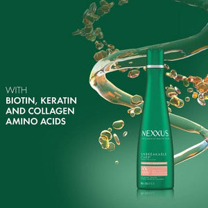 Nexxus Unbreakable Care Biotin Shampoo with Keratin 13.5 fl oz - Imperfect Container
