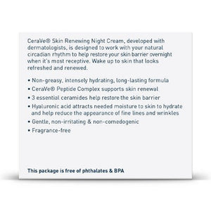 CeraVe Skin Renewing Night Cream Face Moisturizer 1.7 fl oz - Missing Box