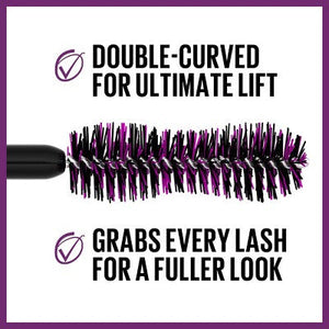 Maybelline Falsies Lash Lift Volumizing and Lengthening Mascara Blackest Black 0.32 fl oz - New