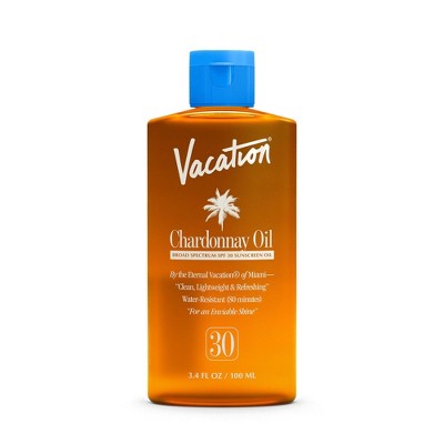 Vacation Chardonnay Oil Sunscreen SPF 30 3.4 fl oz