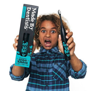 Made By Dentists Sonic X Rechargeable Electric Toothbrush for Kids Good Vibes Only - Imperfect Box