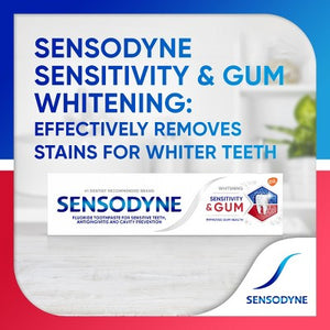 Sensodyne Sensitivity + Gum Whitening 2pk Toothpaste - Imperfect Box