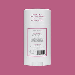 Native Solid Deodorant for Women & Men - Vanilla & Cactus Flower 2.65oz - New