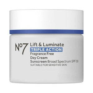 No7 Lift & Luminate Triple Action Day Cream SPF 30 1.69 fl oz - Missing Box