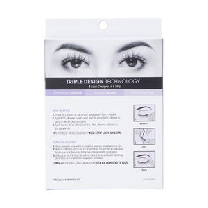 KISS Products Lash Couture 3D Push-Up False Eyelashes Babydoll 4ct - New