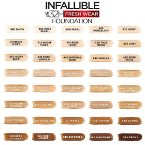 L'Oreal Paris Infallible 32HR Foundation SPF 25 415 Rose Ivory 1 fl oz - New