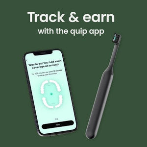 quip Ultra Next Generation Smart Sonic Electric Toothbrush Onyx - Imperfect Box