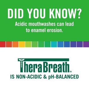 TheraBreath Fresh Breath Mouthwash Alcohol-Free Mild Mint 16 fl oz - New