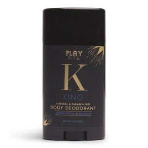 Play Pits King Natural Solid Deodorant 2.65oz - Imperfect Container