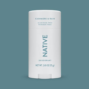 Native Solid Deodorant for Men Cashmere & Rain Aluminum-Free 2.65oz - New