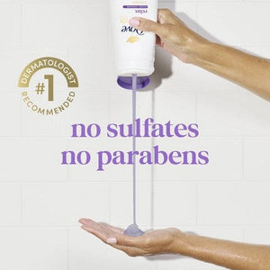 Dove Relax Body Wash Lavender & Chamomile 24hr Lotion Soft Skin 20 fl oz - Imperfect Container