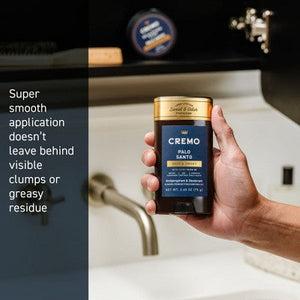 Cremo Solid Antiperspirant Palo Santo 2.65oz - New
