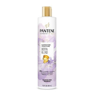 Pantene Illuminating Biotin Shampoo, Nutrient Blends 9.6 fl oz - New