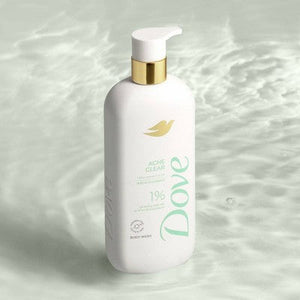 Dove Serum Body Wash Acne Clear 18.5 fl oz - Imperfect Container