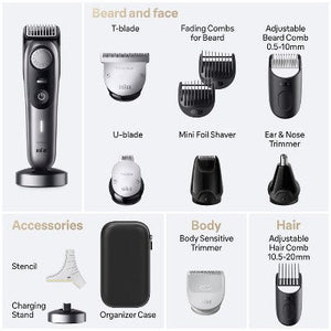 Braun Series 9 9440 All-In-One Style Kit 13-in-1 Grooming Kit with Beard Trimmer 13ct - Imperfect Box