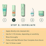 Rael Miracle Clear Brightening Triple Acid Face Exfoliant Gel-Serum 1.7oz - New