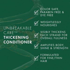 Nexxus Unbreakable Care Biotin Conditioner For Fine & Thin Hair 13.5 fl oz - New
