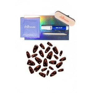 Chillhouse Chill Tips Fake Nails Design Studio Rebel in a Dress 24ct - Imperfect Box