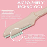 JAPONESQUE Precision Dermaplaner Facial Brush Razors 3ct - New