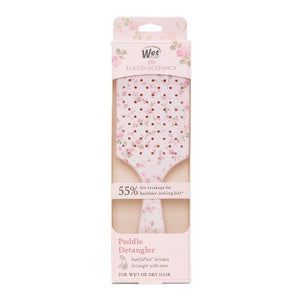 Wet Brush x LoveShackFancy Paddle Detangler Hair Brush English Ivy Pink - Missing Box