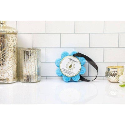 Spongelle Daisy Flower Collection Bath Sponges - Freesia Pear