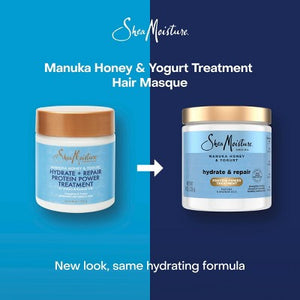 SheaMoisture Manuka Honey & Yogurt Hydrate + Repair Hair Mask 8oz - New